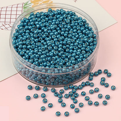 Metallic Seed Glass Beads 2mm Premium Colorful Shimmering 3000pcs 16