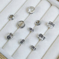 Alloy Ring Spacer Beads 5/7mm Tibetan Silver Style 100pcs