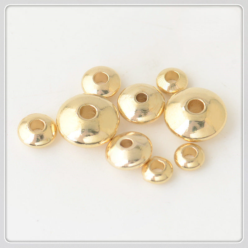 Brass UFO Spacer Beads 4-8mm Smooth Finish 100pcs
