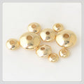Brass UFO Spacer Beads 4-8mm Smooth Finish 100pcs