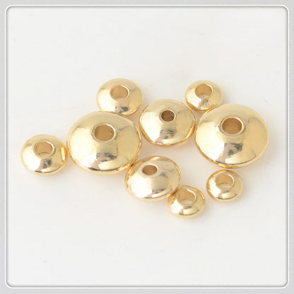 Brass UFO Spacer Beads 4-8mm Smooth Finish 100pcs