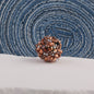 Glitter Bubblegum Beads 14mm Sequin Cluster Rhinestone 10pcs 20