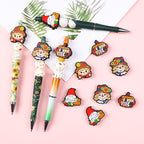 Silicone Focal Beads Scarecrow Autumn Pumpkin With Text Autumn Vibes 20pcs 2