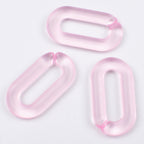 Matte Clear Acrylic Open Chain Links 20mm Colorful 100pcs 6