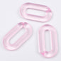 Matte Clear Acrylic Open Chain Links 20mm Colorful 100pcs 6