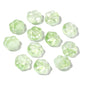 Bear Paw Transparent Glass Beads 14x15mm Assorted Colors 20pcs 14