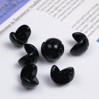Solid Color Snap-fit Half Sphere Acrylic Beads 12mm Glossy 100pcs 6
