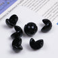 Solid Color Snap-fit Half Sphere Acrylic Beads 12mm Glossy 100pcs 6