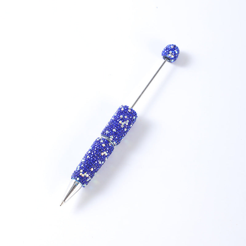 Beadable Pen Full Rhinestone Colorful Ballpoint Ink 6