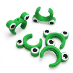 Silicone Focal Beads Frog Smiling Face Design 20pcs 5