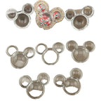 Clear Fillable Mickey Head Acrylic Beads 38mm 5sets 4