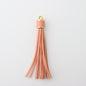 PU Leather Tassel Keychain with Gold Electroplated Hardware 23
