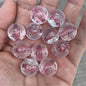 Matte Star Pattern Acrylic Beads 16mm Dyed Core 100pcs 5