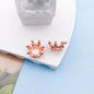 Vintage Crown Rhinestone Beads 12mm Alloy Pave Mixed Finishes 50pcs 8