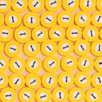 Flat Clay Beads 9mm Billiards Series Colorful Pool Ball 100pcs 6