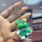 PVC Super Cool Bear Keychain Colorful Street Style Charm 9