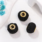 Fabric Spacer Beads 15mm Silky Large Hole 100pcs 14