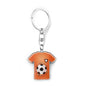 Metal Sublimation Football Jersey Blank Keychain Zinc Alloy 2