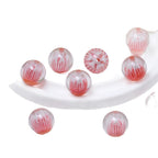 Clear Tulip Resin Beads 16mm Round Translucent Sparkle 10pcs 5
