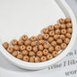 Acrylic Faceted Spacer Beads 8mm Baking Painted Solid Color 50pcs 16