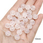 Semi-transparent Frosted Acrylic Beads Matte Finish Mixed Shapes 19