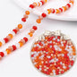 Transparent Flat Glass Beads 6mm Smooth Glossy Finish 200pcs 17