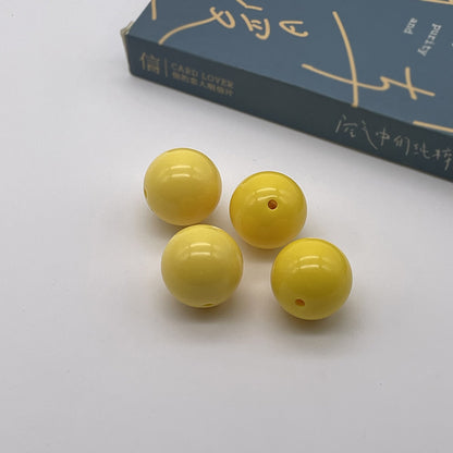 Opaque Bubblegum Beads 20mm Solid Color Glossy Mixed 113pcs 20
