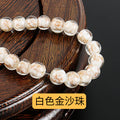 Lampwork Glass Beads Round 8-12mm Dyed Core Gold Foil 100pcs 5
