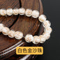 Lampwork Glass Beads Round 8-12mm Dyed Core Gold Foil 100pcs 5
