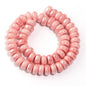 Ceramic Flat Round Spacer Beads 9mm Colored Abacus 55pcs 18