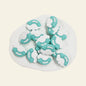 Silicone Focal Beads Cloud Rainbows Hearts Layered Design 20pcs 12