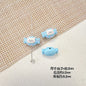 Cat and Bear Candy Painted Metal Beads 13 16mm Glossy 10pcs 14