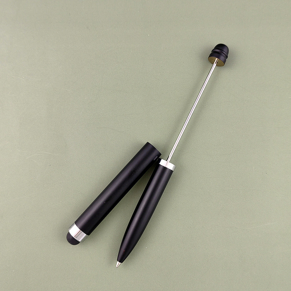 Beadable Pen Metal 3 in 1 Touch Stylus Ballpoint Black Ink 2