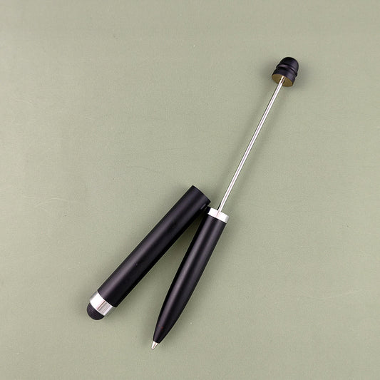 Beadable Pen Metal 3 in 1 Touch Stylus Ballpoint Black Ink 2
