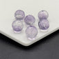 Czech Glass Beads Round 12mm Textured Translucent Red Pink 100pcs 2