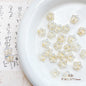Forest Series Gilded Lampwork Glass Beads Nature Inspired Vintage 10pcs 18
