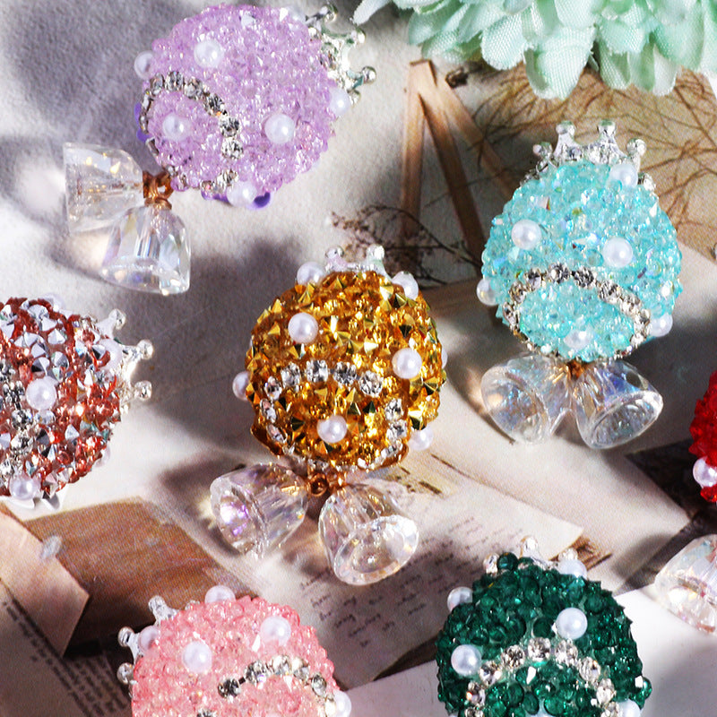 Embellished Bubblegum Beads 24mm Sugar Bow Decorative 5pcs 4
