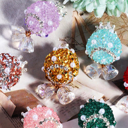 Embellished Bubblegum Beads 24mm Sugar Bow Decorative 5pcs 4