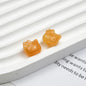Vintage Hello Kitty Acrylic Beads 11mm Imitation Jade 100pcs 15