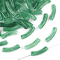 Curved Tube Acrylic Beads 32mm Translucent Mixed Colors 40pcs 11