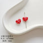 Christmas Enamel Alloy Metal Beads Festive Painted Designs 10pcs 6