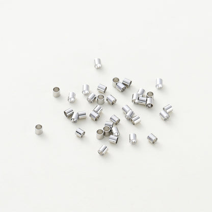 Brass Tube Metal Beads 1.5/2/2.5mm Smooth 100pcs 3