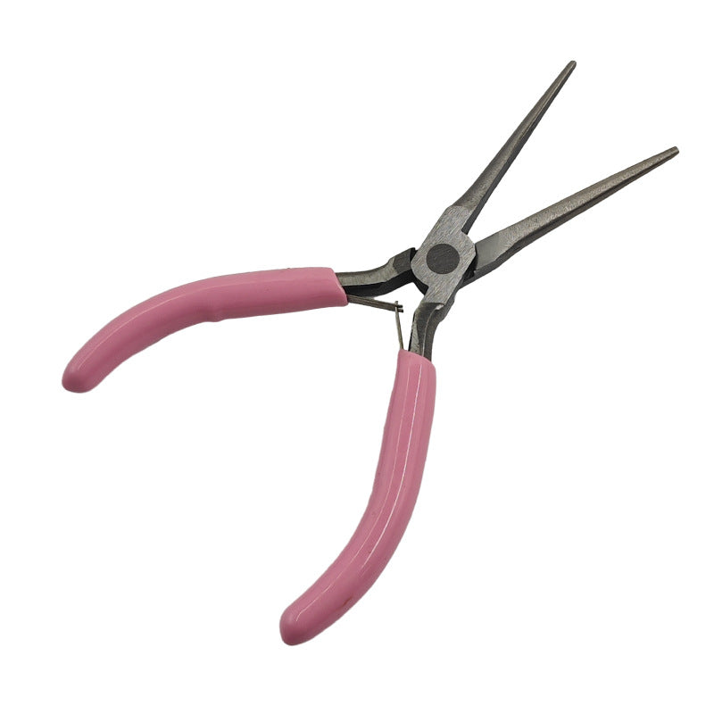 Jewelry Pliers High Carbon Steel Pink Handles 125mm 1pc 5