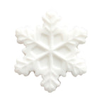 Silicone Focal Beads Snowflake Pastel Colors 20pcs 2