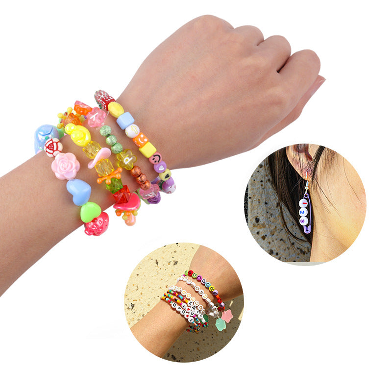 Plated Rabbit Head Acrylic Beads 12.7mm Iridescent AB 50pcs 4