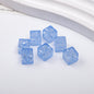 Transparent Square Acrylic Beads 7mm Crackle Texture 200pcs 9