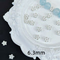 Alloy Tassel Flower Spacer Beads 6mm Tibetan Style 100pcs 2
