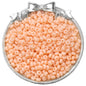 Frosted Abacus Glass Beads 3x6mm Pastel Matte Finish 70pcs 16