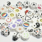 Cartoon Pattern Clay Beads 10mm Multicolor Polymer 200pcs 6