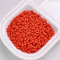 Clear Peanut Shaped Acrylic Beads 4x6.5mm Candy Series 200pcs 18